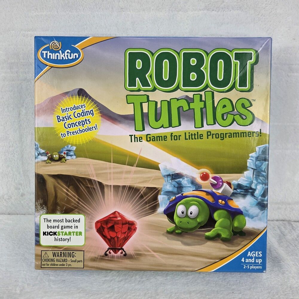 Robot Turtles Board Game By Thinkfun for Little Programmers Preschool Coding
